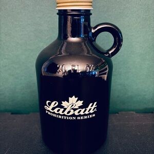 Vintage Labatt Prohibition Series 20 oz Growler Brown Jug